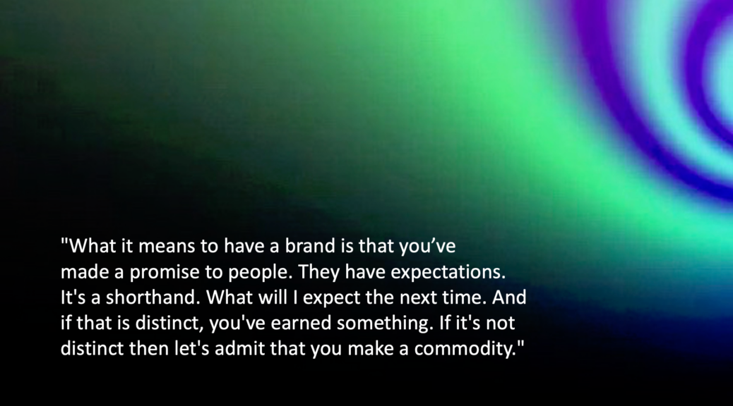 What it means to have a brand quote